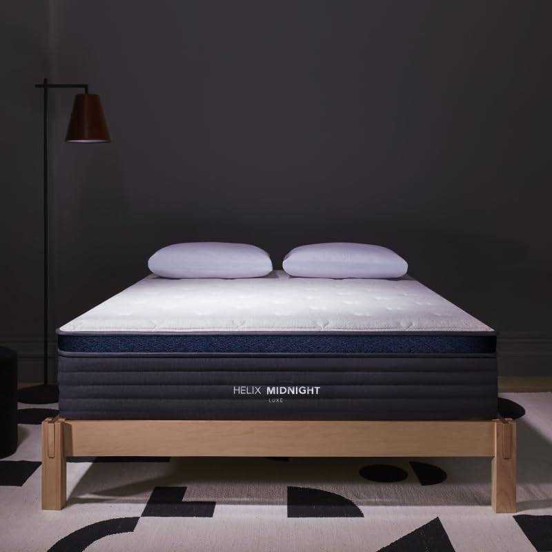 Helix Midnight Luxe Premium Mattress Review for back pain (Sleep Examiner)