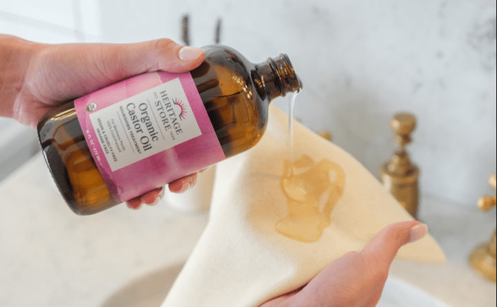 home remedy diy Castor oil packs for pain and inflammation