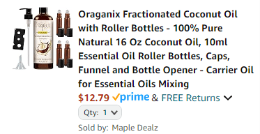 Natural Sun Protection: Why Natural Oils Are Safest for Sun Care 9 Fractionated Coconut Oil with Roller Bottles - 100% Pure Natural 16 Oz Coconut Oil, 10ml Essential Oil Roller Bottles, Caps, Funnel and Bottle Opener - Carrier Oil for Essential Oils Mixing