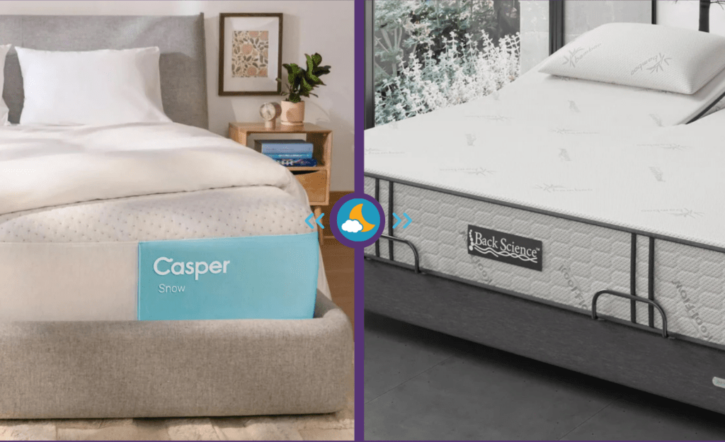 Mattress Comparison: Back Science Series 2 and Casper Snow Hybrid Mattress