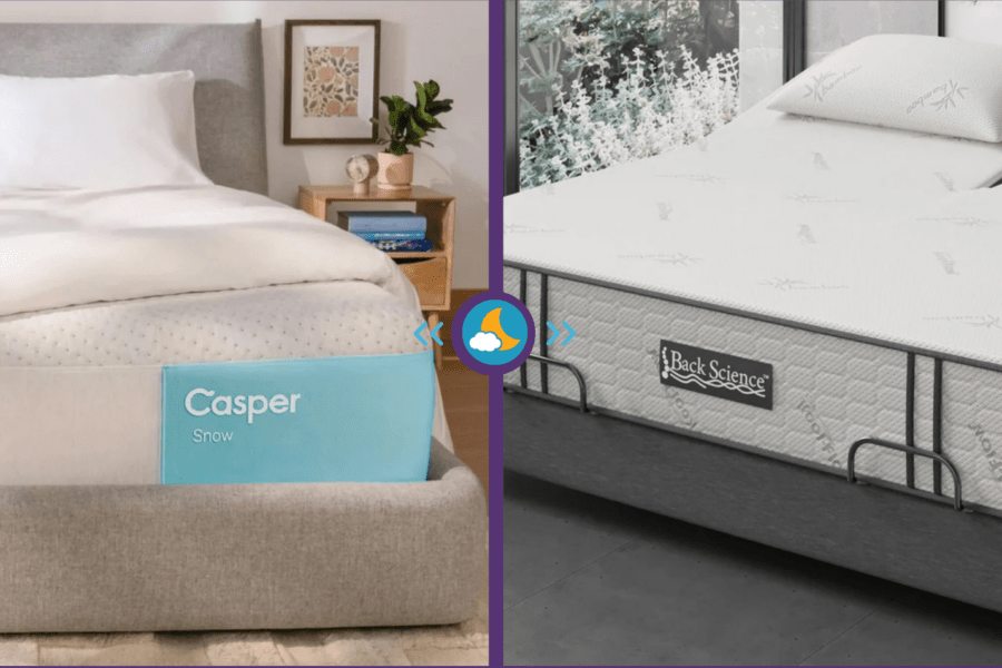 Mattress Comparison: Back Science Series 2 and Casper Snow Hybrid Mattress