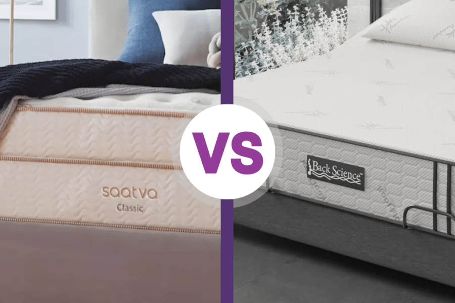 Saatva Classic vs Back Science Series 2 Mattress Comparison