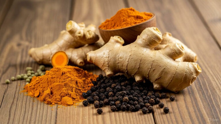Turmeric and Ginger for Gut Health and Better Sleep 2 Turmeric and ginger may support gut health and better sleep by reducing inflammation and easing digestive discomfort.
