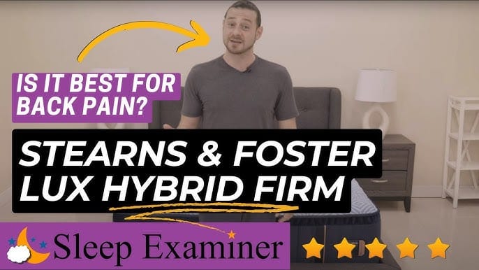 Best Mattress For Back Pain Stearns & Foster Mattress Review